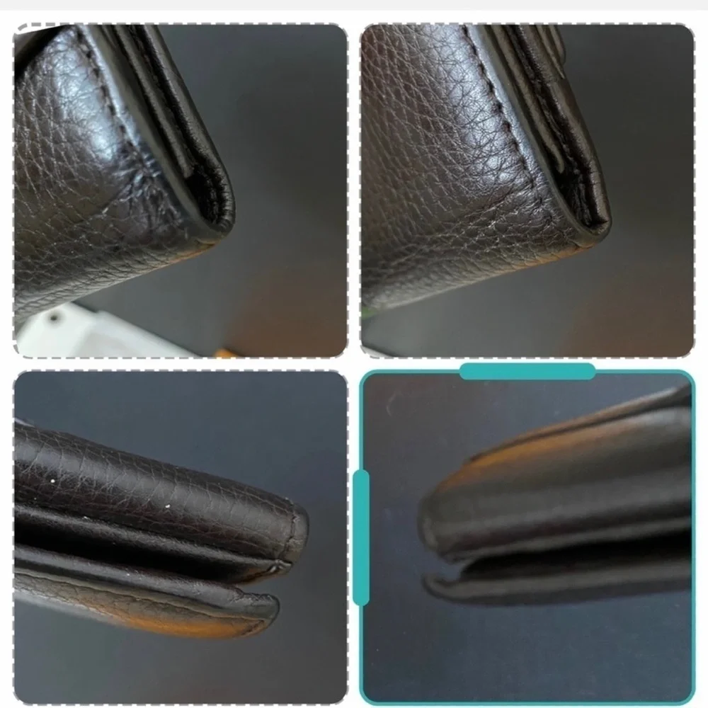 GUCCI GG Leather Horsebit Wallet to Crossbody Shoulder Bag 💼 Dark Brown - Picture 11 of 14